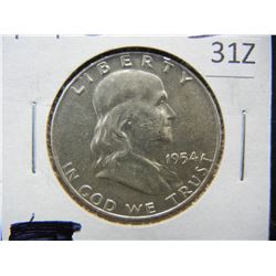 1954 D Franklin Half Dollar