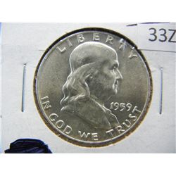 1959 D Franklin Half Dollar