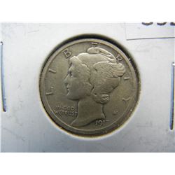 1917 Mercury Dime
