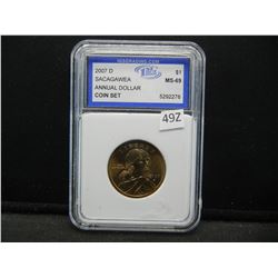 2007 D Sacagawea Dollar, IGS MS69