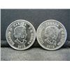 Image 2 : (2) 2012 Quarter from Canada "War of 1812 One Featuring Brock & One Featuring Tecumseh"