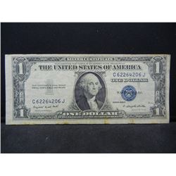 1935 G One Dollar  Silver Certificate