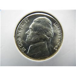 1942 P Wartime Silver Jefferson Nickel