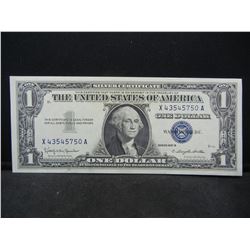 1957 B One Dollar  Silver Certificate