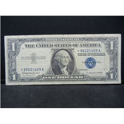 1957 B One Dollar  Silver Certificate Star Note