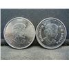 Image 2 : 2006 Quarter from Canada "Pink Ribbon for Breast Cancer Awareness" & 2015 Quarter from Canada "Canad