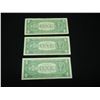 Image 5 : (3) 1957 One Dollar  Silver Certificates