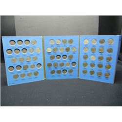 Buffalo Nickel Coin Album with 51 Coins 1913-1938