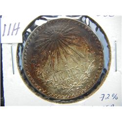 1934 Peso From Mexico 72% Silver