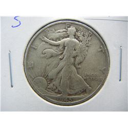 1945 S Walking Liberty Half Dollar
