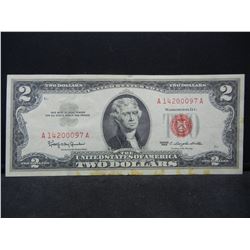 1953 Two Dollar Red Seal