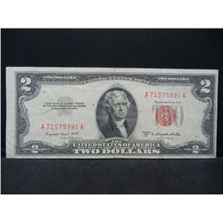 1953 B Two Dollar Red Seal