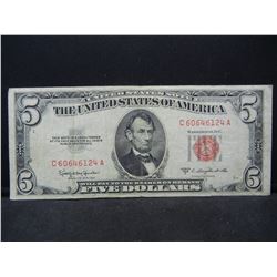 1953 C Five Dollar Red Seal