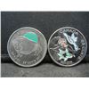 Image 1 : 2011 Quarter from Canada "Wildlife Preservation Colored Bison" & 1867-2017 Quarter from Canada "Hope