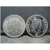 Image 2 : 2011 Quarter from Canada "Wildlife Preservation Colored Bison" & 1867-2017 Quarter from Canada "Hope