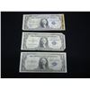 Image 1 : 3 1935 One Dollar  Silver Certificates
