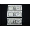 Image 1 : 3 1957 One Dollar  Silver Certificates