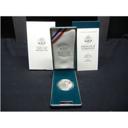 1991 US Mint Korean War $1 Proof Silver Dollar