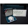 Image 1 : 1996 National Community Service Proof Silver Dollar