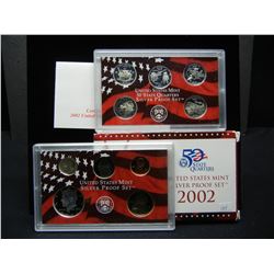 2002 US Mint Silver Proof Set - 90% Silver Coins