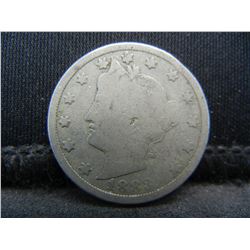 1883 V Nickel - No Cents
