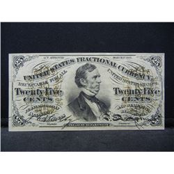 1863 US 25 Cents Fractional Currency