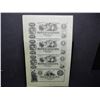 Image 1 : 1861 Bank of Augusta Un-Cut Sheet of $1 & $2 Notes