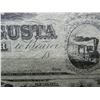 Image 3 : 1861 Bank of Augusta Un-Cut Sheet of $1 & $2 Notes