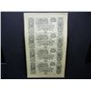 Image 1 : 1800's Canal Bank Un-Cut Sheet of $10 Notes