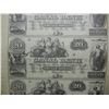 Image 2 : 1800's Canal Bank Un-Cut Sheet of $20 Notes