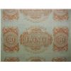 Image 4 : 1800's Canal Bank Un-Cut Sheet of $20 Notes