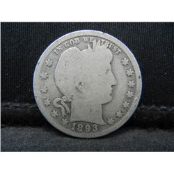 1893 Barber Quarter