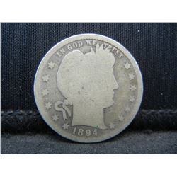 1894-S Barber Quarter