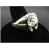 Image 3 : 18KT. Electroplate  Horseshoe Ring - Size 13