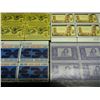 Image 2 : 10 vintage Unused Plate Block Stamps