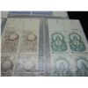 Image 4 : 10 vintage Unused Plate Block Stamps