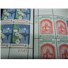 Image 4 : 10 vintage Unused Plate Block Stamps