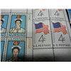 Image 5 : 10 vintage Unused Plate Block Stamps
