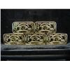 Image 1 : Clad 5 One Gram 100 Mills .999 Fine Gold Buffalo Collector Bars Clad