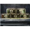 Image 2 : Clad 5 One Gram 100 Mills .999 Fine Gold Buffalo Collector Bars Clad
