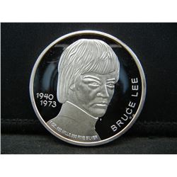 Clad Bruce Lee 1oz 100 Mills Fine Silver Collector Round Clad