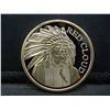 Image 1 : Clad 2010 1/2 Oz .100 Mills 24 Karat Red Cloud Collector Bar Clad