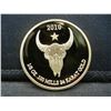 Image 2 : Clad 2010 1/2 Oz .100 Mills 24 Karat Red Cloud Collector Bar Clad