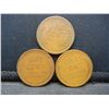 Image 2 : 1917 PDS Lincoln Cent 3 Coin Set