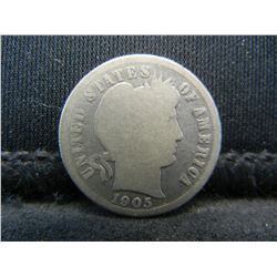 1905 S Barber Dime