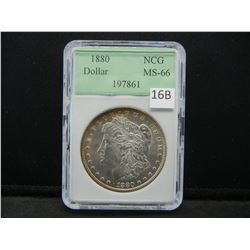 1880 Morgan Dollar NCG MS66