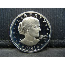 1981 S Gem Proof Susan B Anthony Dollar