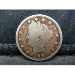 1891 Better Date Liberty Nickel