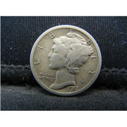 1917 S Mercury Dime