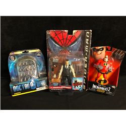 TOY FIGURES LOT (DR. WHO, INCREDIBLES 2...)